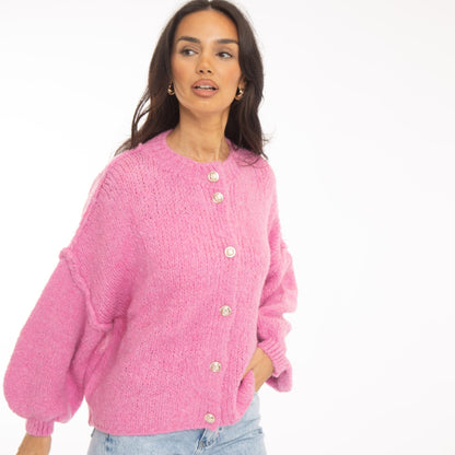 Oversized Cardigan Short