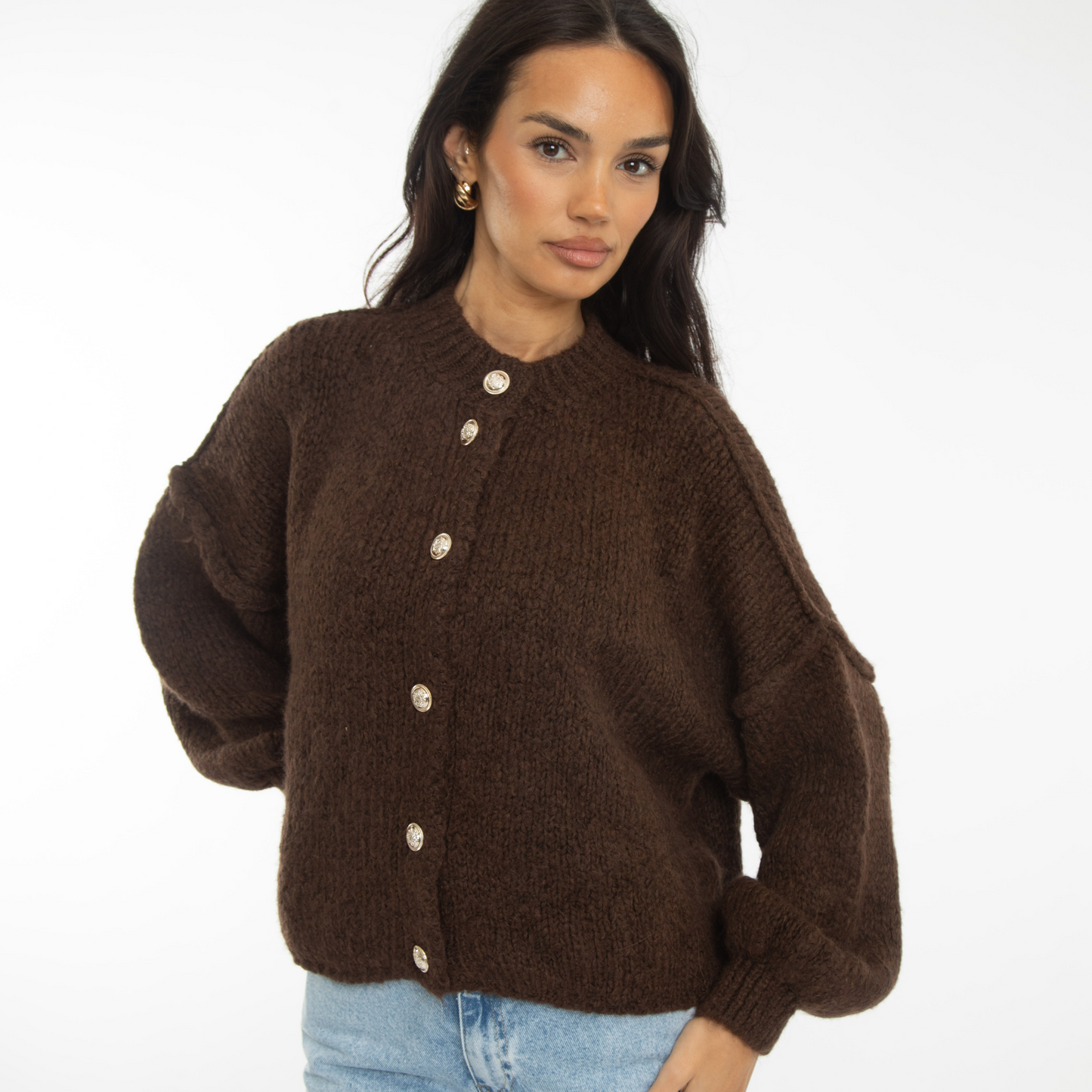 Oversized Cardigan Short