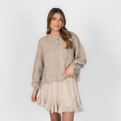 Oversized Cardigan Short