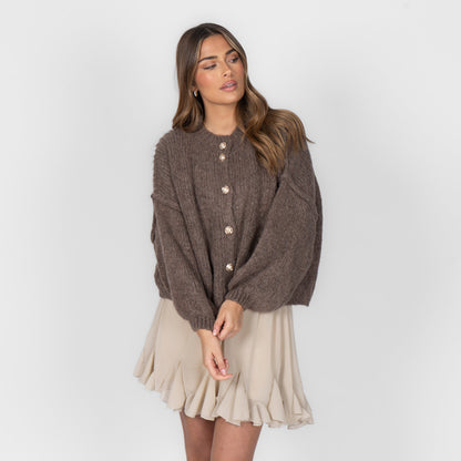 Oversized Cardigan Short