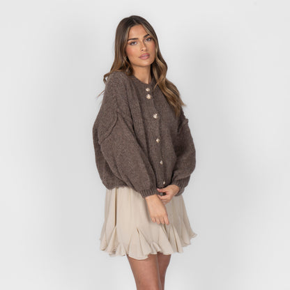 Oversized Cardigan Short