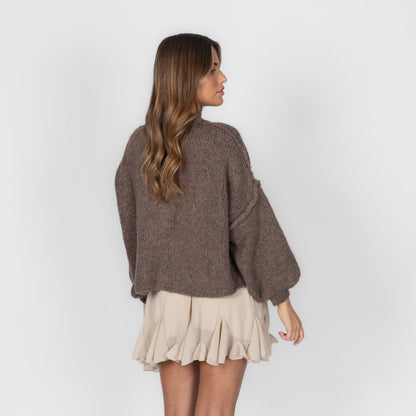 Oversized Cardigan Short