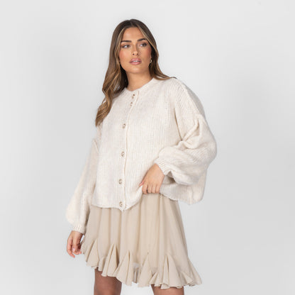 Oversized Cardigan Short