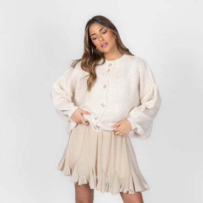 Oversized Cardigan Short