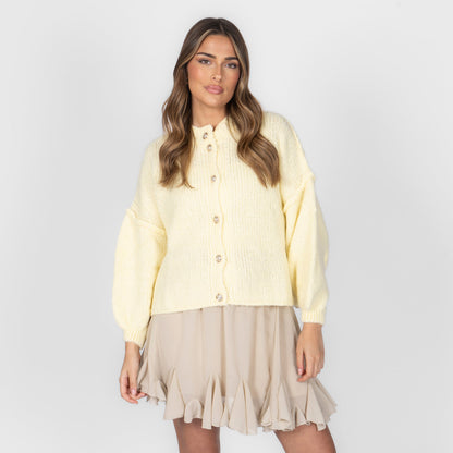 Oversized Cardigan Short