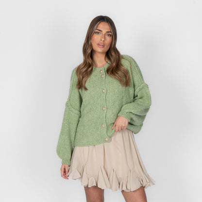 Oversized Cardigan Short