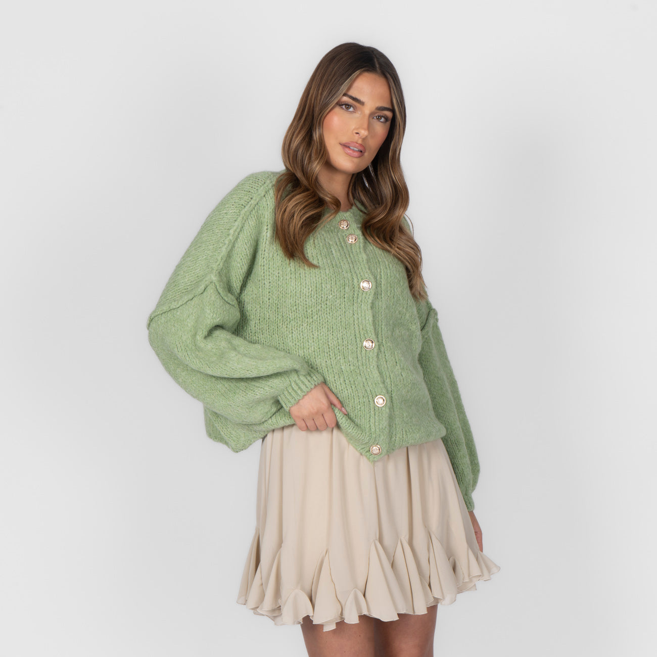 Oversized Cardigan Short