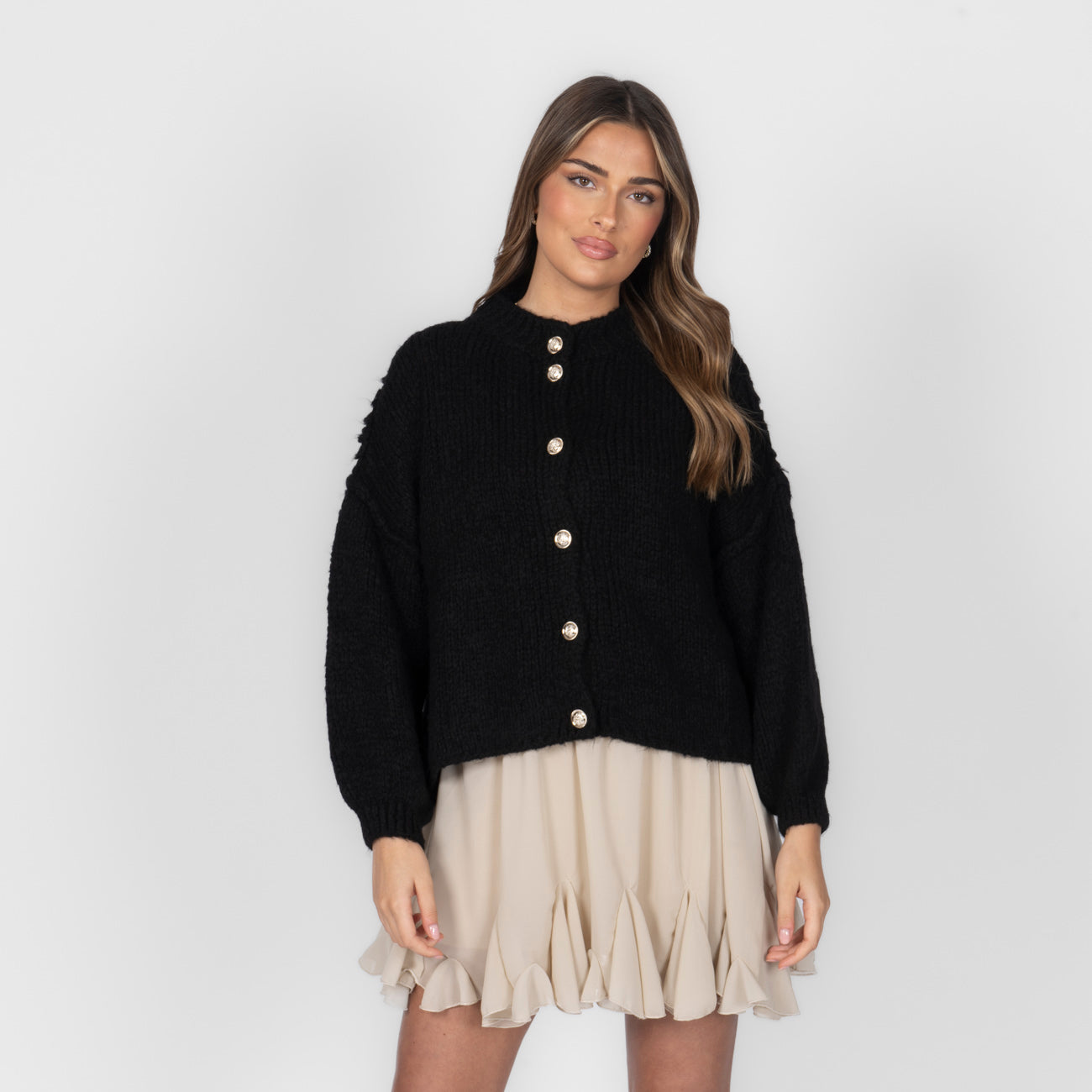Oversized Cardigan Short