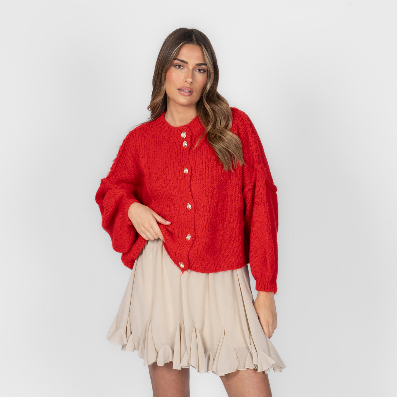 Oversized Cardigan Short