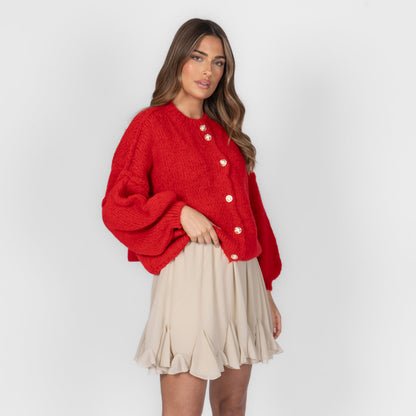 Oversized Cardigan Short