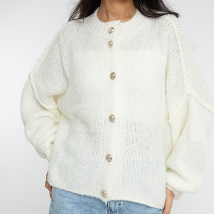 Oversized Cardigan Short