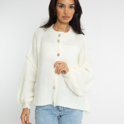 Oversized Cardigan Short