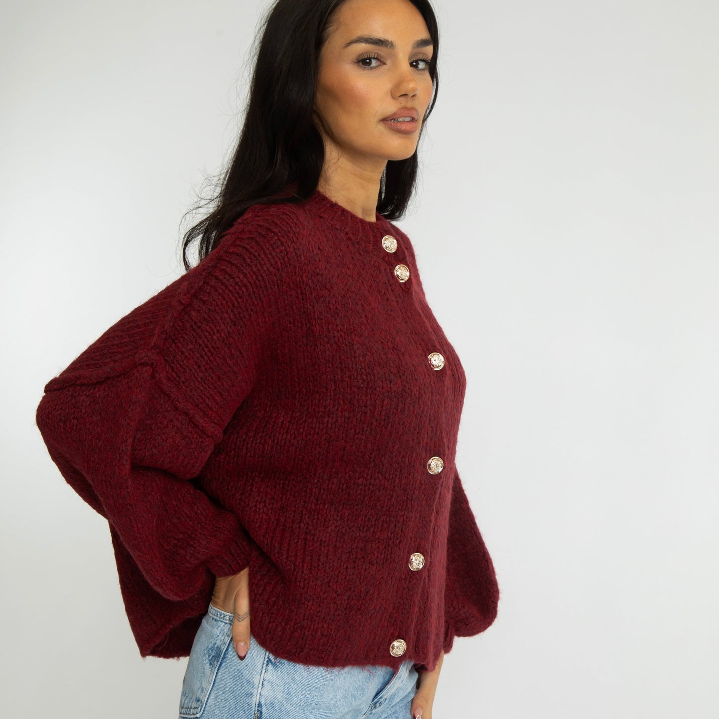 Oversized Cardigan Short