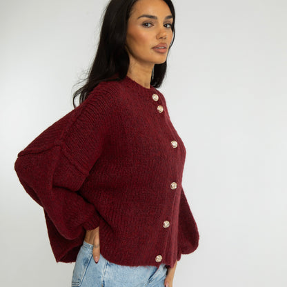 Oversized Cardigan Short