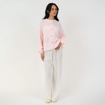 Oversized Cardigan Short