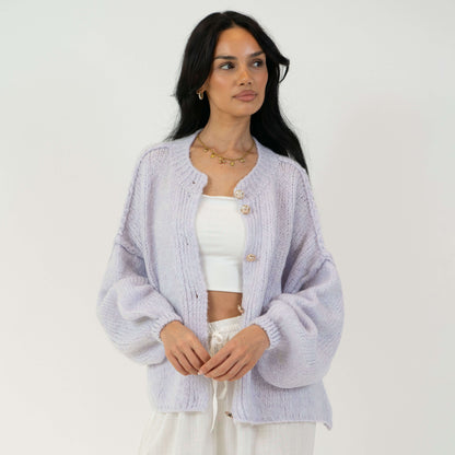 Oversized Cardigan Short