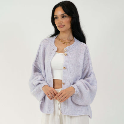 Oversized Cardigan Short