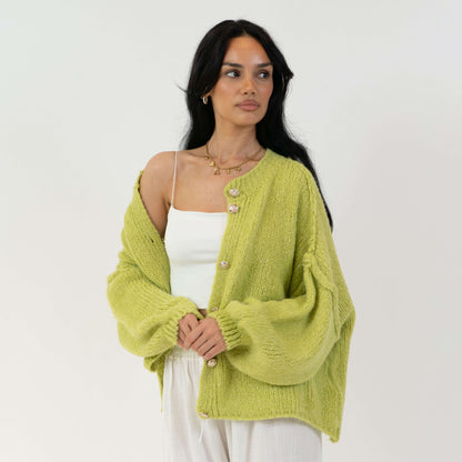 Oversized Cardigan Short