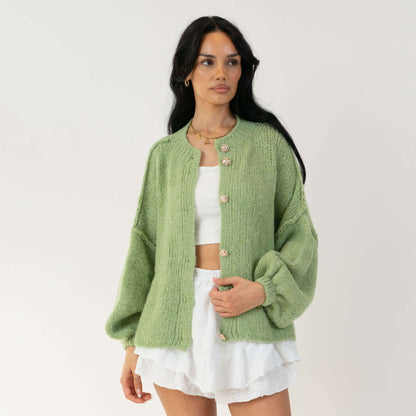 Oversized Cardigan Short