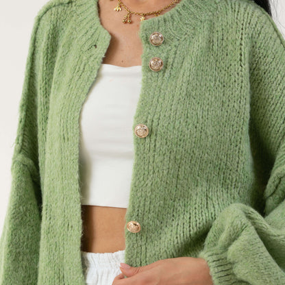 Oversized Cardigan Short