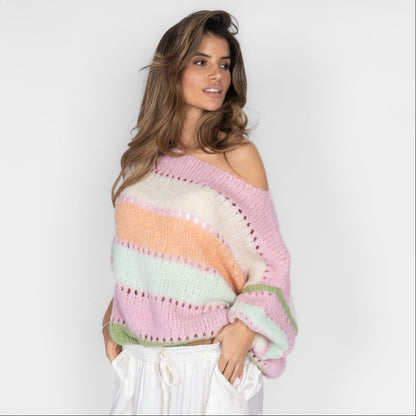 Pastell Stripe Pullover