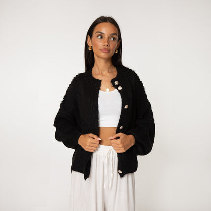 Oversized Cardigan Short