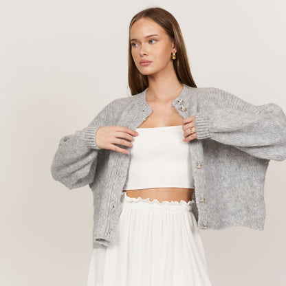 Oversized Cardigan Short