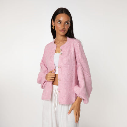 Oversized Cardigan Short