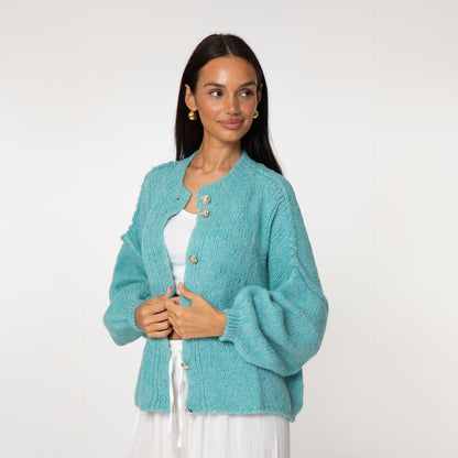Oversized Cardigan Short