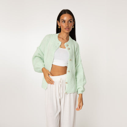 Oversized Cardigan Short